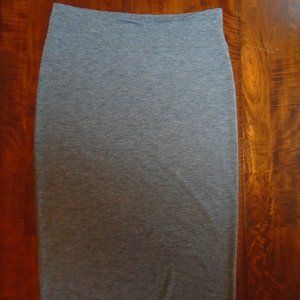 Stem Anthropologie Heather Gray Blue Pencil Skirt